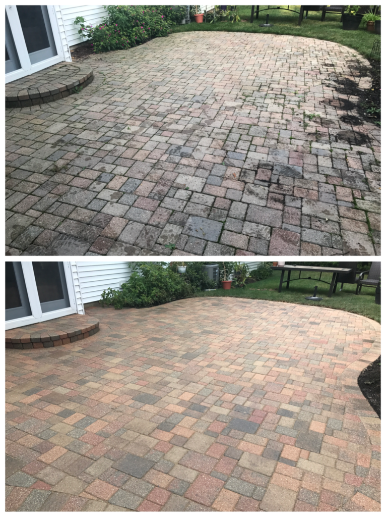 Paver Patio Sealed in Royal Oak, Mi.